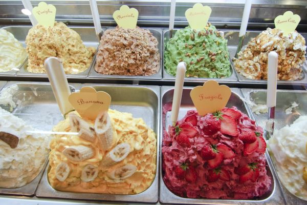 Italian ice cream bar. 