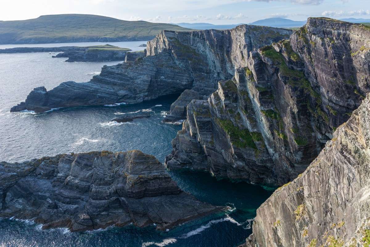 cliffs in kerry county ireland 