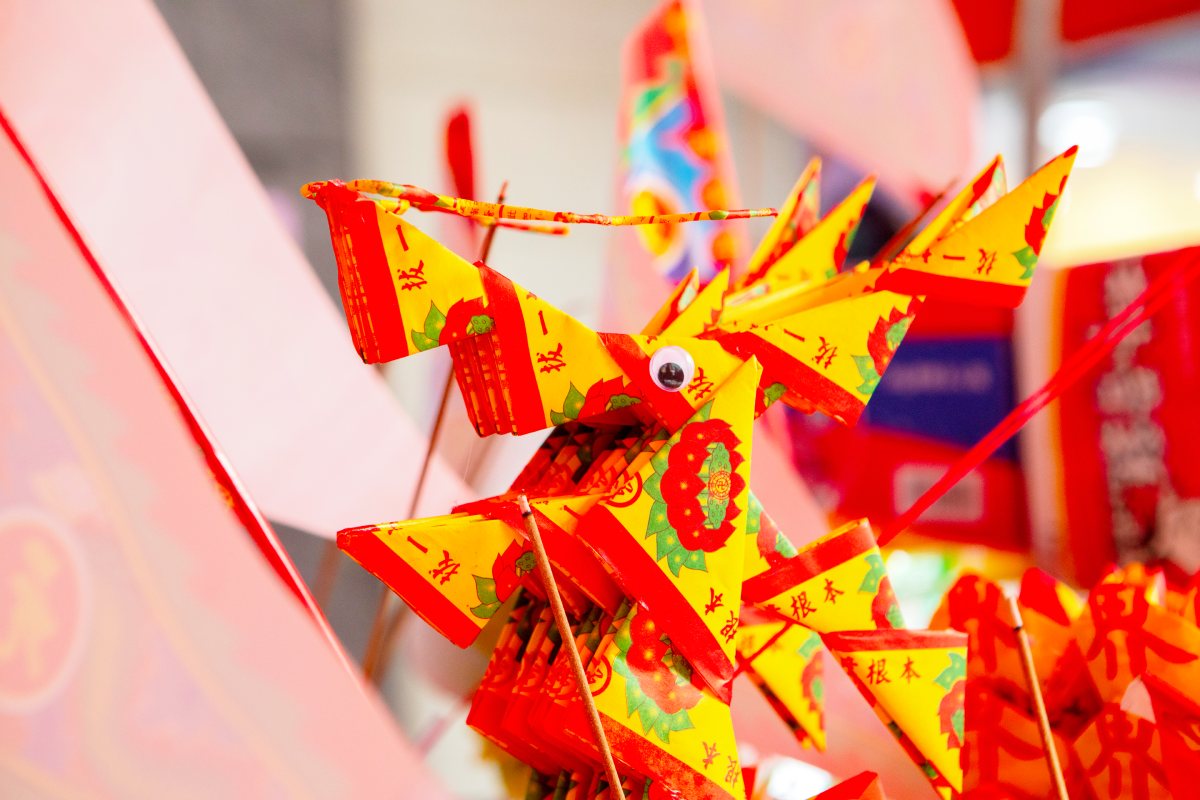 paper ornaments ghost day in china 