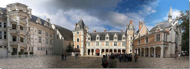 Francja Loara zamek Blois panorama.jpg