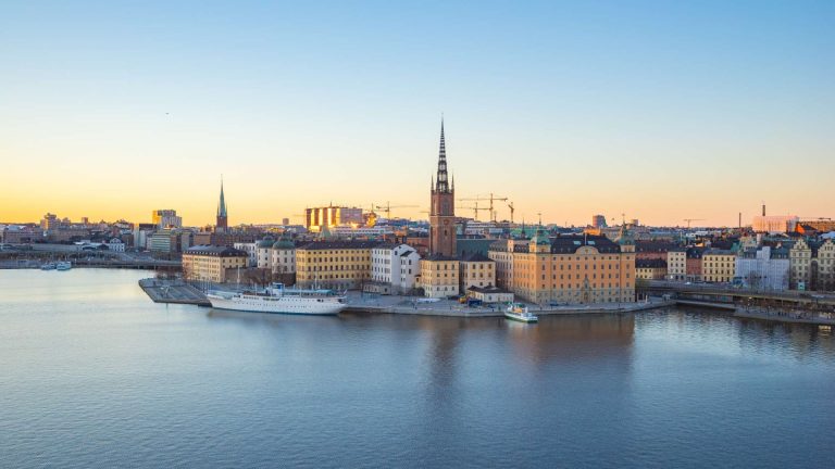 Panorama centrum Sztokholmu