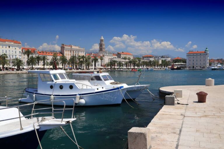 Split, Chorwacja, jacht, istock