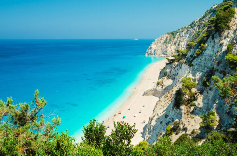 Plaża Egremni Lefkada, Grecja © Shutterstock