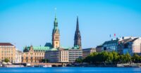 Jungfernstieg, Hamburg, Niemcy © Shutterstock