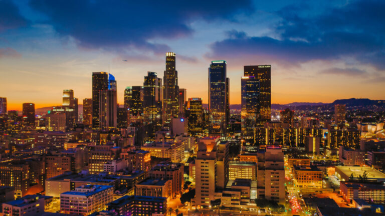 Panorama na Los Angeles, USA ©Shutterstock