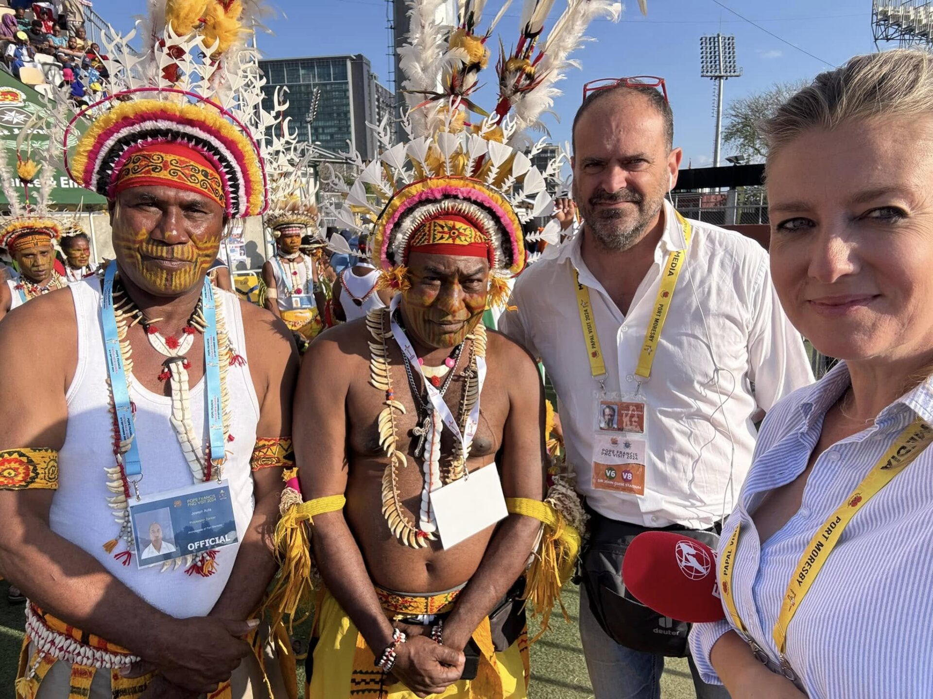 Magdalena Wolińska-Riedi podróże pielrzymki z papieżem Watykan