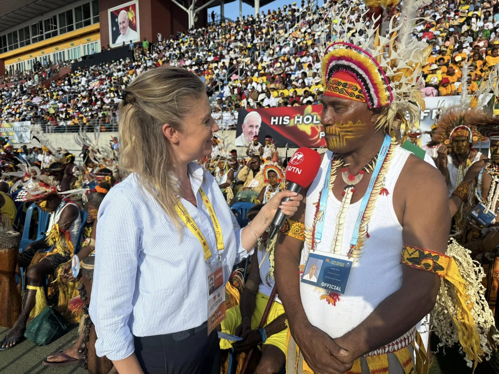 Magdalena Wolińska-Riedi podróże pielrzymki z papieżem