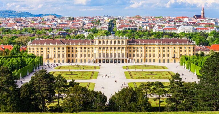 Schonbrunn Palace or Schloss Schoenbrunn is an imperial summer residence in Vienna, Austria. Schonbrunn Palace is a major tourist attraction in Vienna, Austria