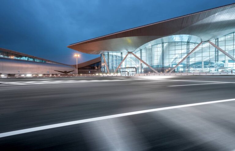 Baiyun Airport Road Guangzhou Guangdong China © Shutterstock