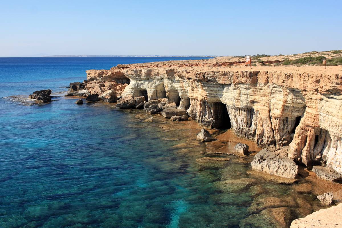 Cape Greco (Kavo Greko) niedaleko Aiya Napa na Cyprze© Shutterstock