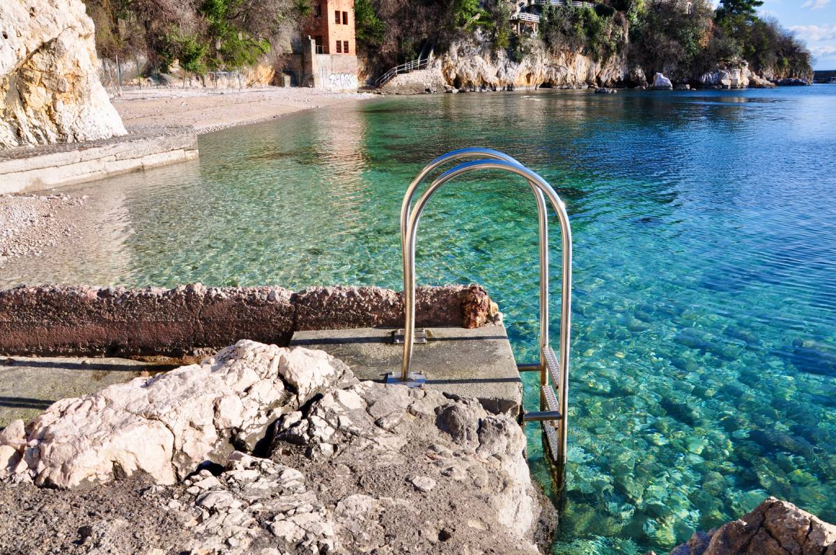 Glavanovo Beachw Rijece, Chorwacja © Shutterstock