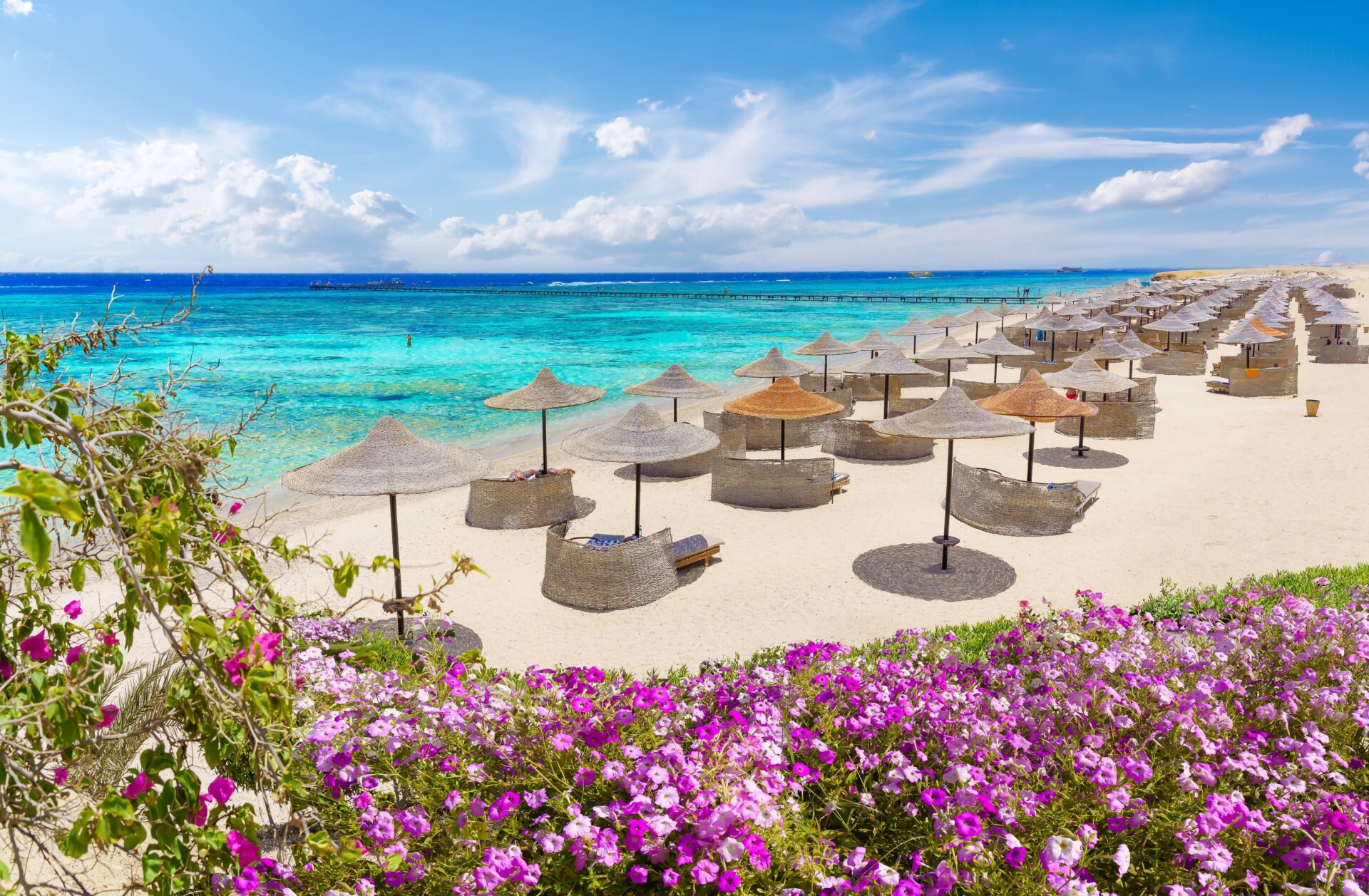 Krajobraz z plażą Three Corners Fayrouz w Marsa Alam, Egipt © Shutterstock