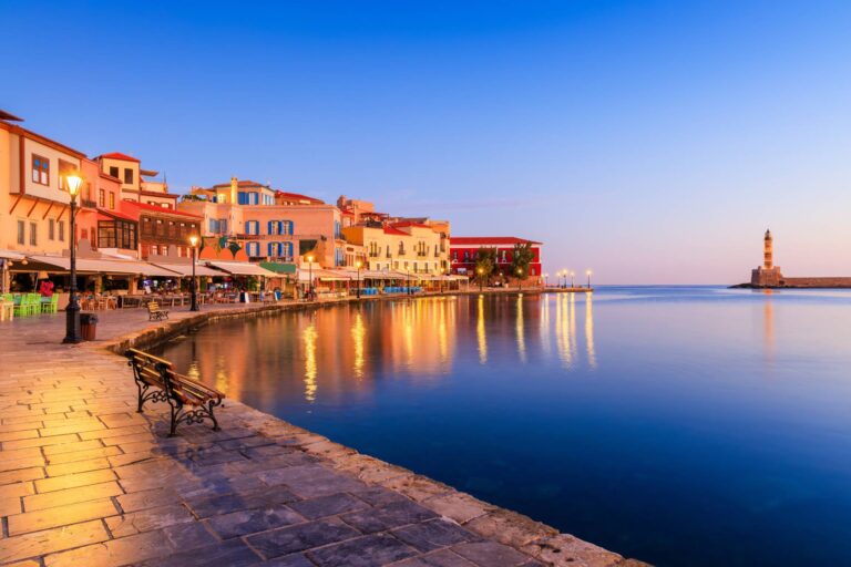 Kreta, Grecja. Stary wenecki port w Chanii © Shutterstock