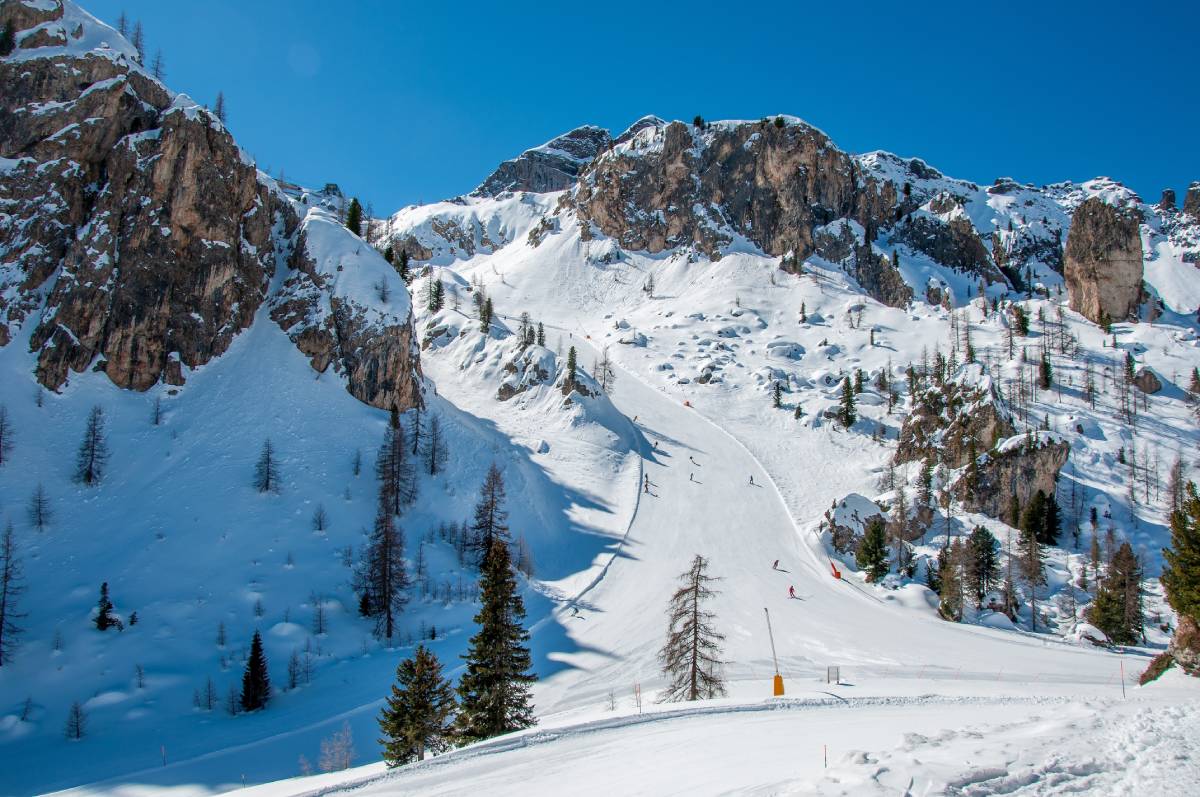 Ośrodek narciarski Arabba w Domites we Włoszech © Shutterstock