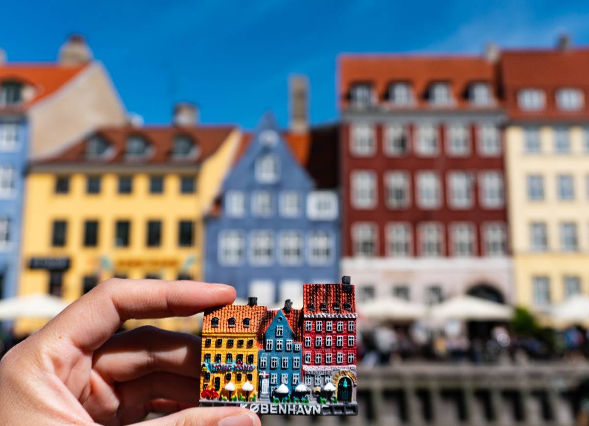 Pamiątkowy magnes, Nyhavn, Kopenhaga, Dania © Shutterstock