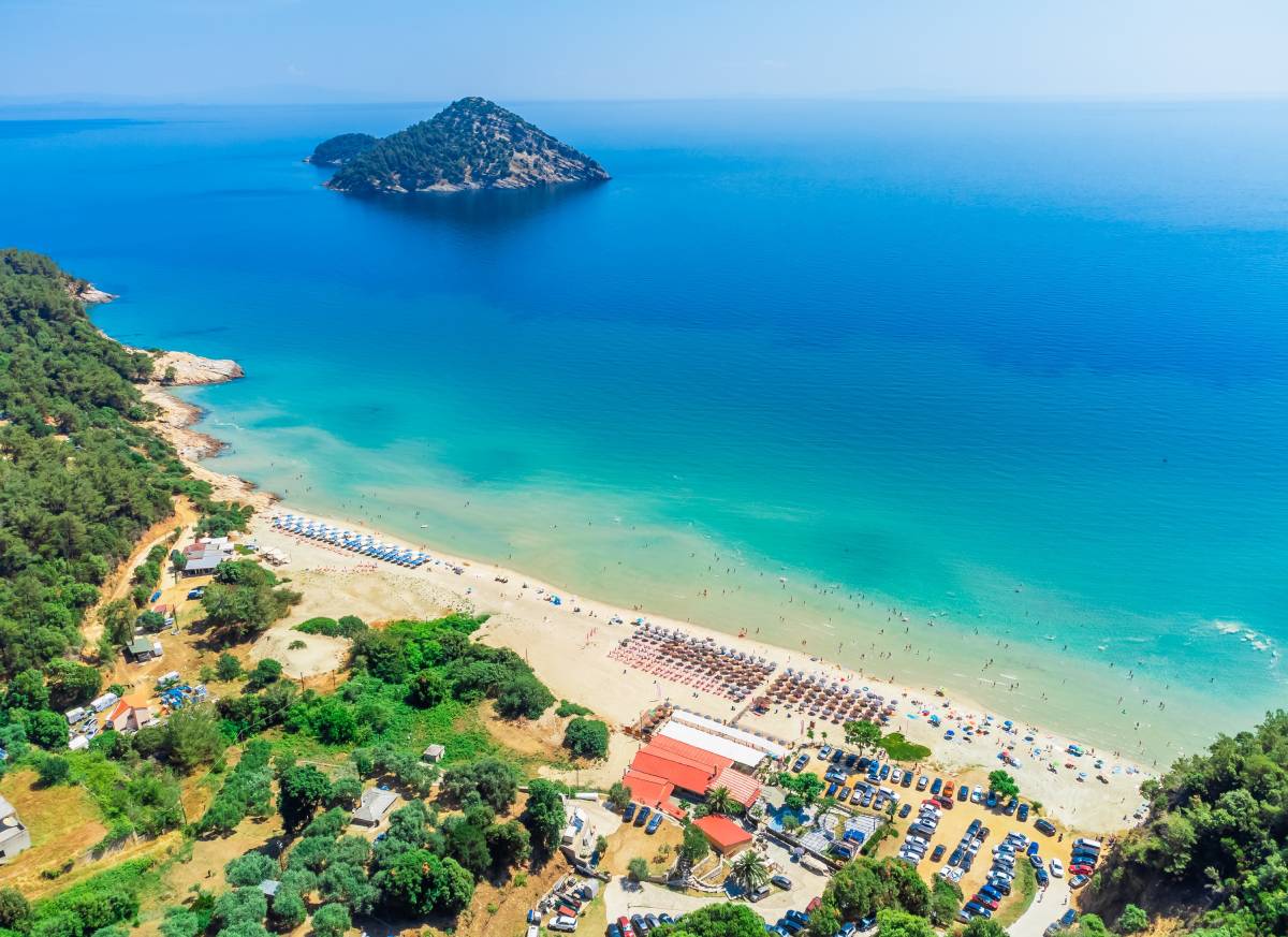Paradise Beach, Thassos, Grecja © Shutterstock