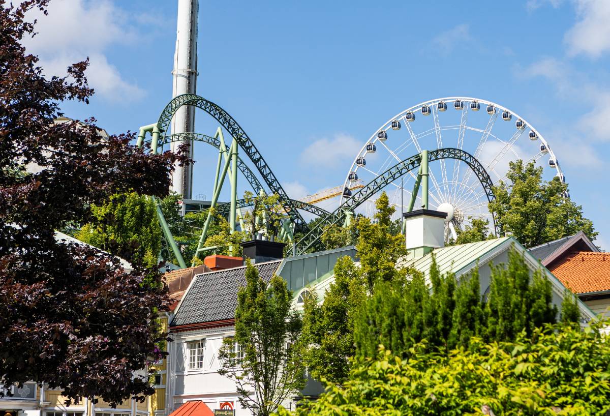 Park rozrywki Liseberg w Göteborgu, Szwecja © Shutterstock