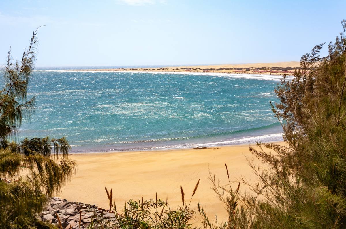 Playa del Ingles, wyspa Gran Canaria, Wyspy Kanaryjskie, Hiszpania © Shutterstock
