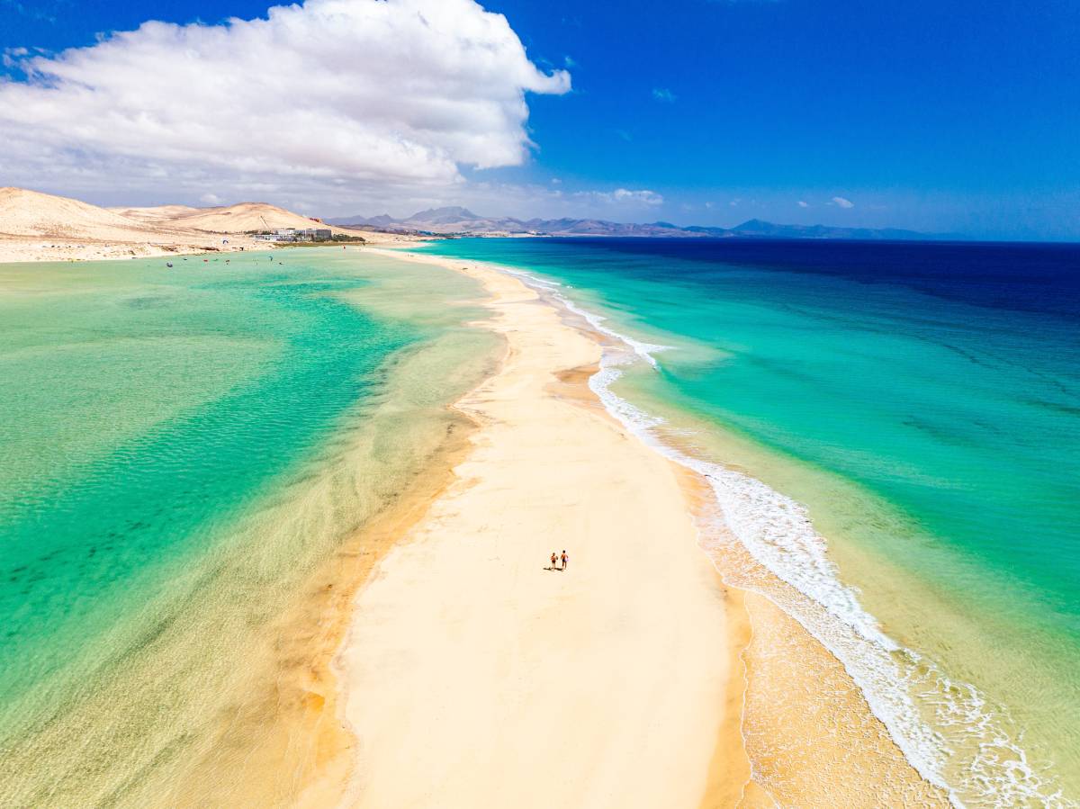 Plaża Sotavento, Fuerteventura, Wyspy Kanaryjskie © Shutterstock