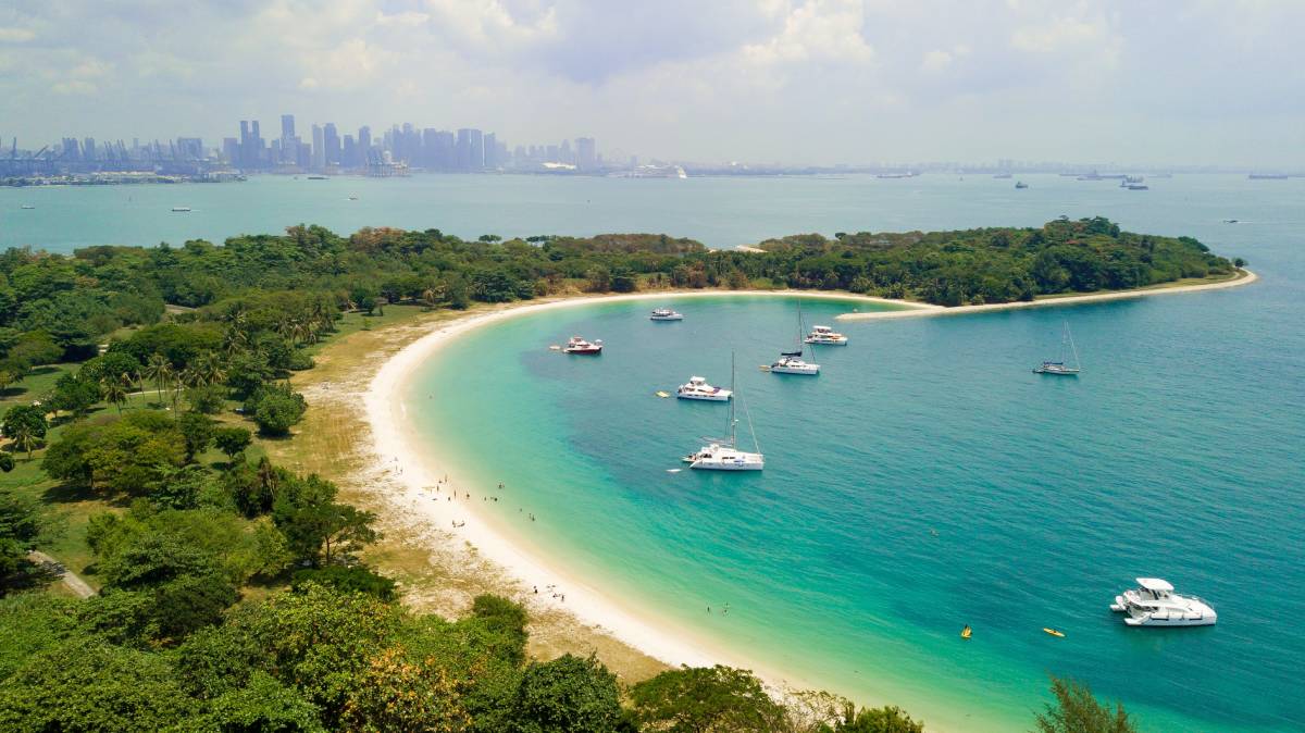 Plaża na Lazarus Island, Singapur © Shutterstock