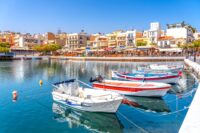 Port Agios Nikolaos, wyspa Kreta, Grecja © Shutterstock