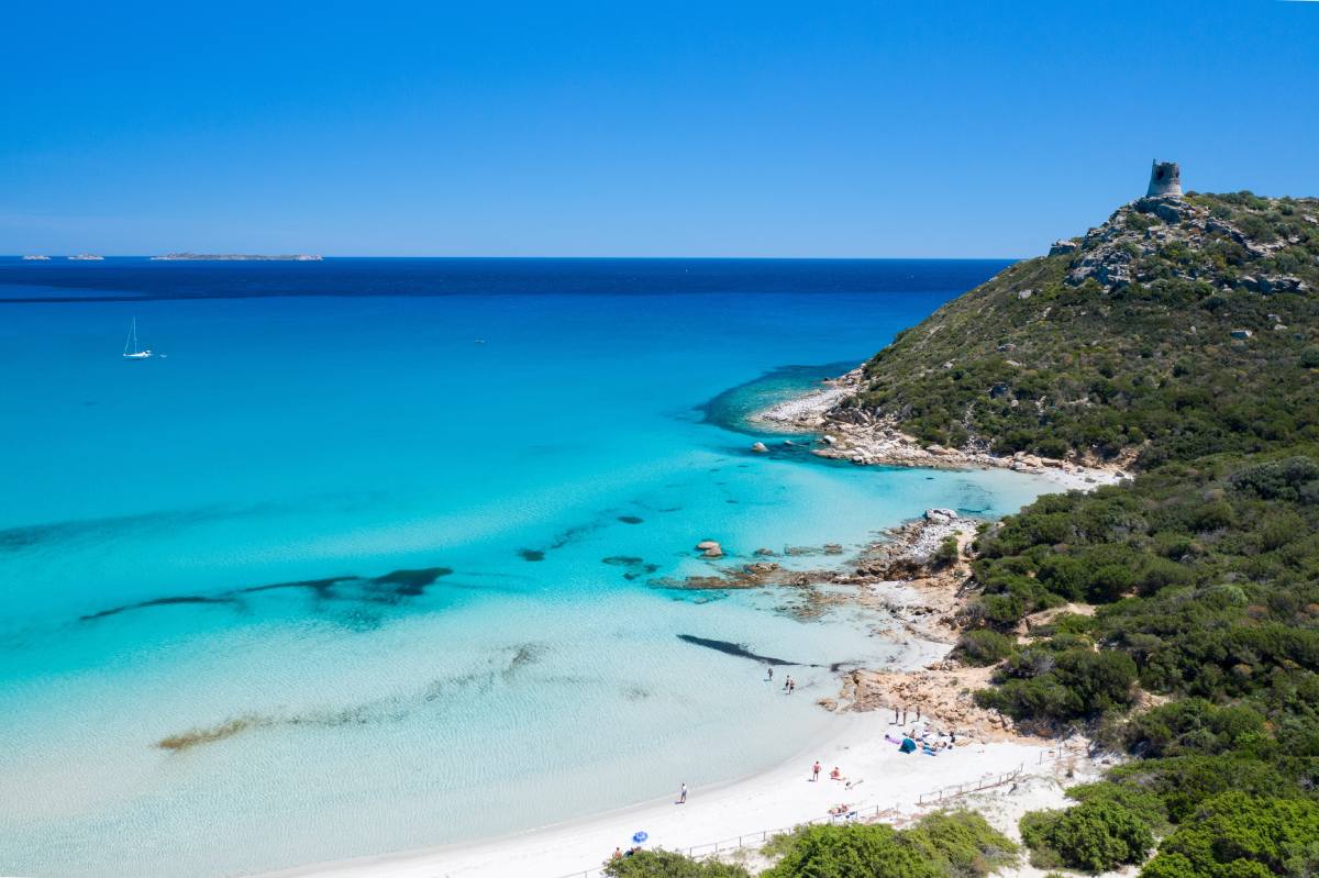 Porto Giunco, Cagliari, Włochy © Shutterstock