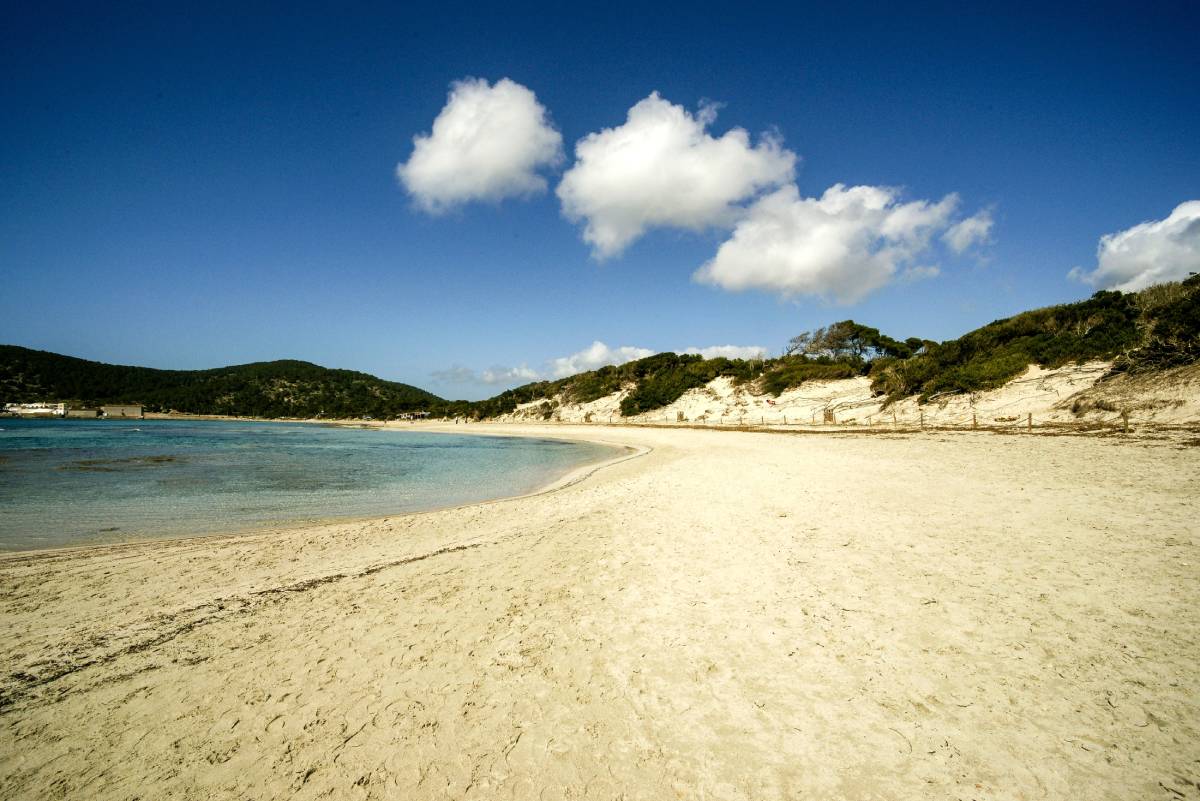 Słynna plaża Ses Salines na Ibizie © Shutterstock