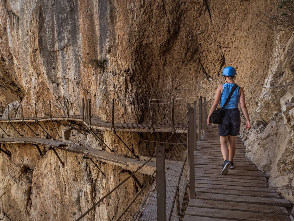 Wąwóz El Caminito del Rey w Andaluzji (Malaga, Hiszpania)